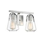 Vanité Nuvo Lighting 60-7112 Skybridge 2-Lumières 120W Nickel brossé