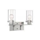 Vanité Nuvo Lighting 60-7172 Sommerset 2-Lumières 120W Nickel brossé