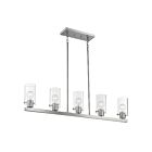 Suspendu à tige pour ilot Nuvo Lighting 60-7176 Sommerset 5-Lumières 300W Nickel brossé