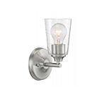 Vanité Nuvo Lighting 60-7181 Bransel 1-Lumière 60W Nickel brossé