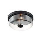 Plafonnier Nuvo Lighting 60-7268 Sommerset 2-Lumières 120W Noir mat