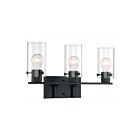 Vanité Nuvo Lighting 60-7273 Sommerset 3-Lumières 180W Noir mat