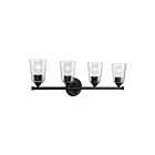 Vanité Nuvo Lighting 60-7284 Bransel 4-Lumières 240W Noir mat