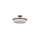 Plafonnier semi encastré Satco 60-7752 Rowen 4-Lumières 240W Laiton naturel