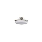 Plafonnier semi encastré Satco 60-7762 Rowen 4-Lumières 240W Nickel brossé
