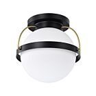 Plafonnier Satco 60-7771 60W Noir mat