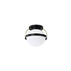 Plafonnier Satco 60-7771 60W Noir mat