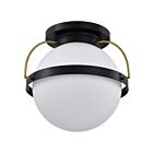 Plafonnier Satco 60-7772 60W Noir mat