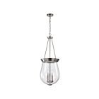 Suspendu Satco 60-7805 Boliver 180W 3-Lumières Nickel brossé
