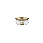 Plafonnier Satco 60-7807 60W Laiton Vintage