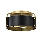 Plafonnier semi encastré Satco 60-7840 Altos 3-Lumières 180W Noir mat