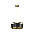 Suspendu Satco 60-7842 Altos 180W 3-Lumières Noir mat