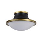 Plafonnier Satco 60-7906 60W Noir mat