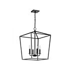 Luminaire Suspendu Satco 60-7951 4-Lumières Emma Bronze foncé