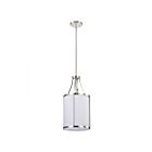 Luminaire Suspendu Satco 60-7971 1-Lumière Easton Nickel poli