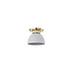 Satco 60-8001 Collins 60W 1-lumière Laiton brossé Plafonnier encastré