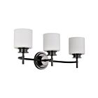 Satco 60-8033 Warren 60W 3-lumières Métal Gun Lumière Vanité