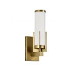 Satco 60-8041 Roselle 60W 1-lumière Laiton naturel Lumière Vanité