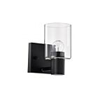 Satco 60-8061 Clarksville 60W 1-lumière Noir mat Lumière Vanité
