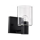 Satco 60-8061 Clarksville 60W 1-lumière Noir mat Lumière Vanité