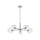 Satco 60-8075 Marlowe 60W 5-lumières Nickel poli Lustre