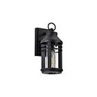 Satco 60-8101 Wilton 1-Lumière 60W Noir mat Lanterne murale d'extérieur