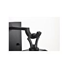 Satco 60-8124 Oaklyn 1-Lumière 100W Noir mat Lampadaire extérieur