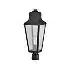 Satco 60-8134 Lawrence 1-Lumière 100W Noir mat Lampadaire extérieur