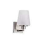 Satco 60-8221 Liam 1-lumière 60W Nickel brossé Luminaire de vanité