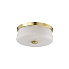 Satco 60-8230 Lune 3-lumières 60W Laiton vintage Plafonnier encastré