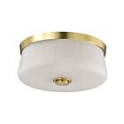 Satco 60-8230 Lune 3-lumières 60W Laiton vintage Plafonnier encastré