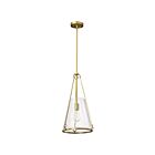 Satco 60-8266 Valentine 1-lumière 60W Laiton vintage Suspendu