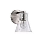 Satco 60-8331 Gianna 1-lumière 60W Nickel brossé Luminaire de vanité
