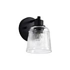 Satco 60-8601 Grayson 1-lumière 100W Noir mat Luminaire de vanité