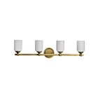 Satco 60-8664 4-Luminaire 100W Laiton naturel Luminaire de vanité