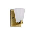 Satco 60-8721 Royale 1-lumière 100W Laiton bruni Luminaire de vanité
