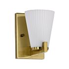Satco 60-8721 Royale 1-lumière 100W Laiton bruni Luminaire de vanité
