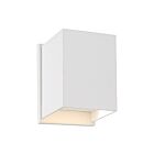 Satco 62-1467R1 Lightgate 5W Blanc mat Applique murale intérieure avec LED intégrée