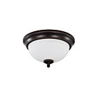 Plafonnier Satco 62-1557 19W Acajou Bronze