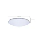 Satco 62-1858 25W 19" Blanc LED Plafonnier encastré