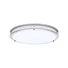 Satco 62-1877 25W 17" Nickel brossé LED Plafonnier encastré