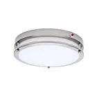Satco 62-1890 25W 13" Nickel brossé LED Plafonnier encastré