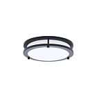 Satco 62-1975 18W 10" Noir LED Plafonnier encastré