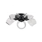 Satco 62-2035 Barnett 24W Noir mat Plafonnier encastré