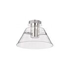 Satco 62-2053 Edmond 12W Nickel poli Plafonnier semi-encastré