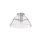 Satco 62-2054 Edmond 18W Nickel poli Plafonnier semi-encastré