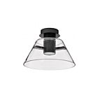 Satco 62-2063 Edmond 12W Noir mat Plafonnier semi-encastré
