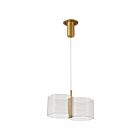 Satco 62-2406 Kenzo 12W Bronze anodisé poli LED Suspendu