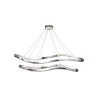 Satco 62-2432 Evander 64W Nickel poli LED Suspendu