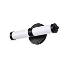 Luminaire de Vanit Satco 62-676 Kagen Noir mat